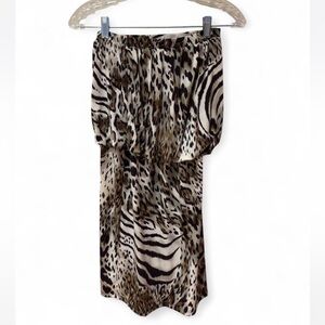 2000s Animal Print Dress
